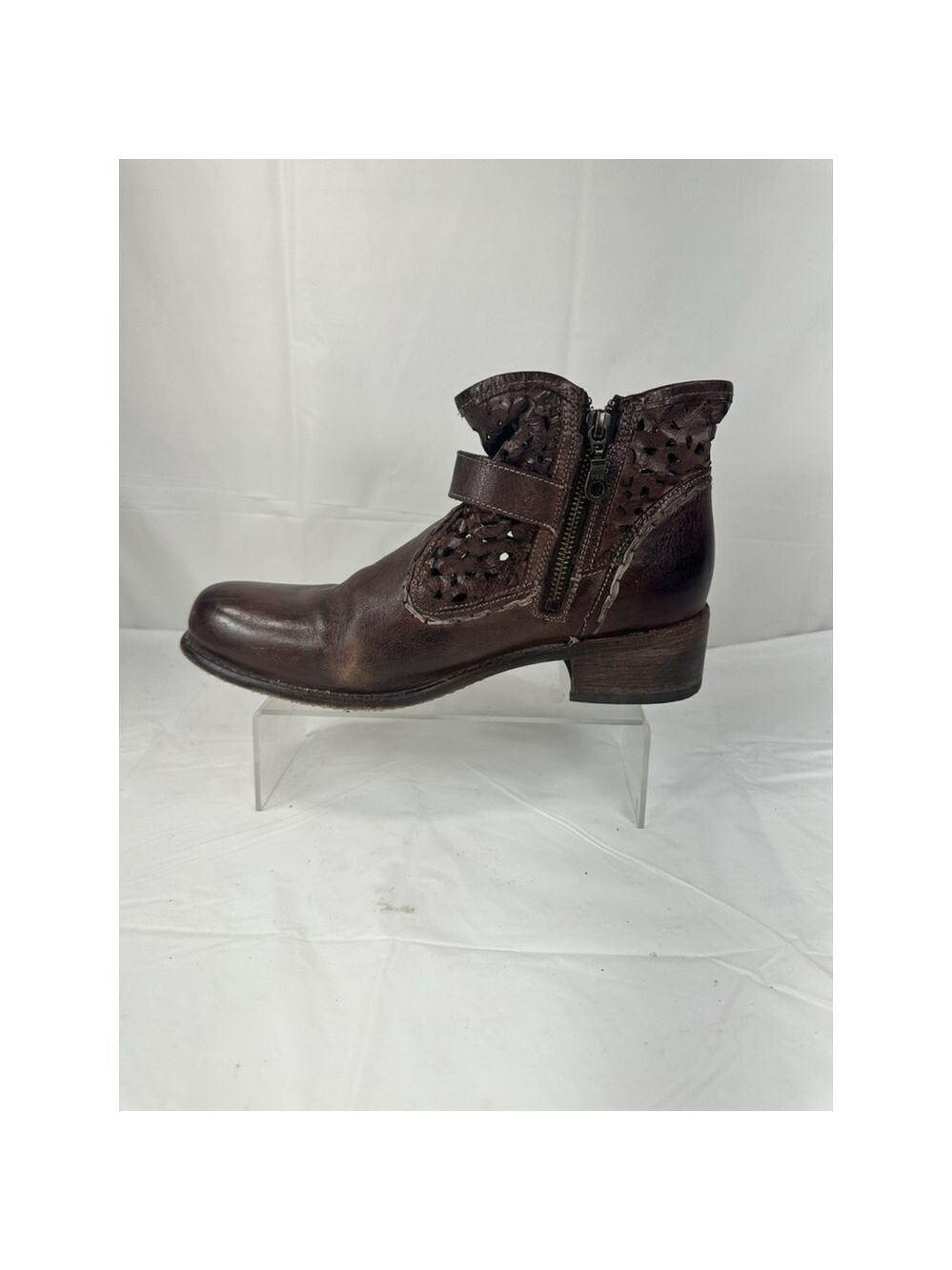 BED STU $255 TEAK DIP DYE HEATHER LEATHER BOOTS SZ 11 - Picture 16 of 16